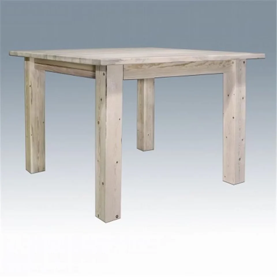 Versatile Montana Woodworks Homestead Four Post Dining Table - Lacquer