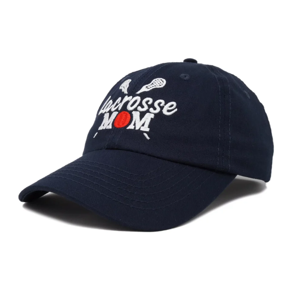 Cooking DALIX Lacrosse Mom Hat Women's Baseball Caps Unstructured Dad Hats in Navy Blue