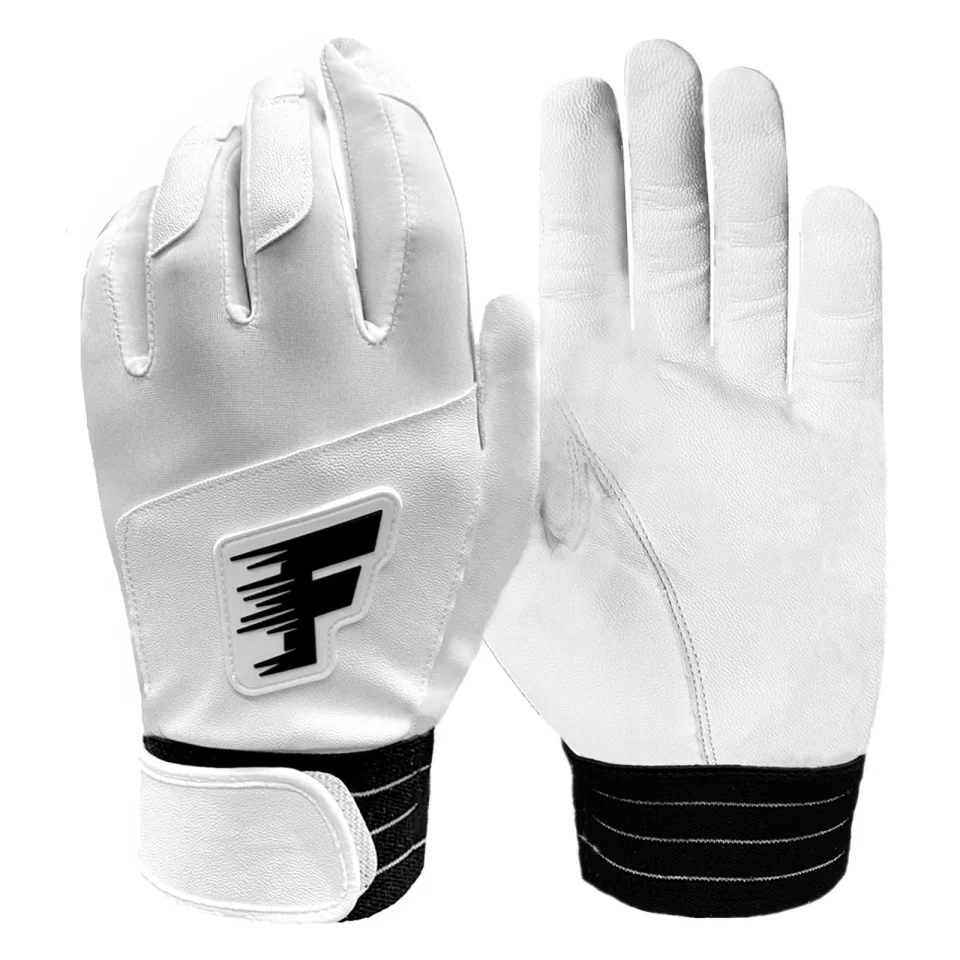 Essential Thickened FINGER TEN Batting Gloves Men Youth Adult for Baseball Softball Cabretta Leather Batting Glove 1 Pair, Mens Pro Grip Gloves