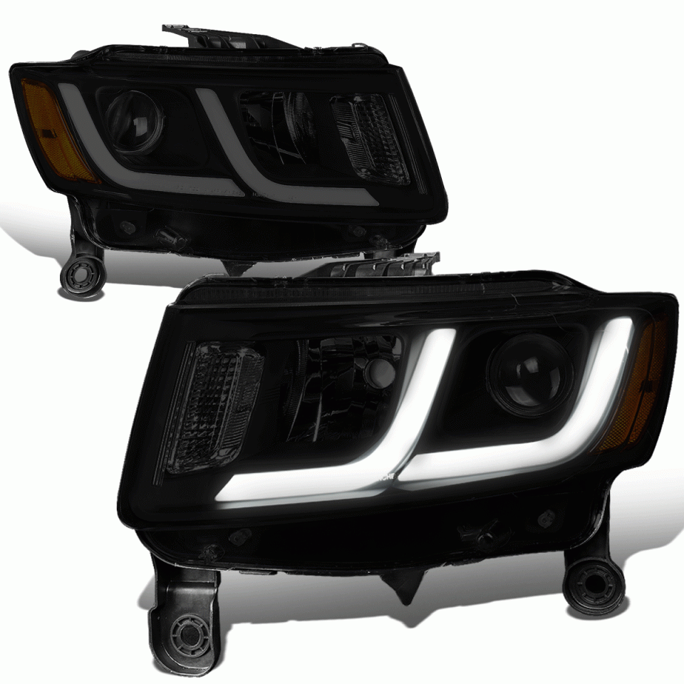 Lightweight LED DRL 14-16 Jeep Grand Cherokee Projector Headlight/Lamp