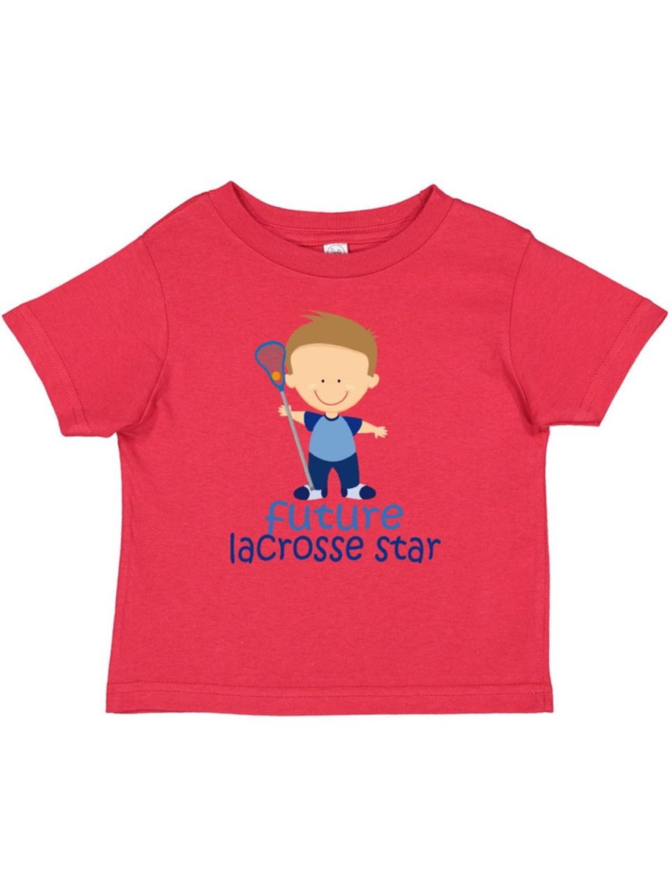 Silicone Inktastic Future Lacrosse Star Boy Boys Baby T-Shirt