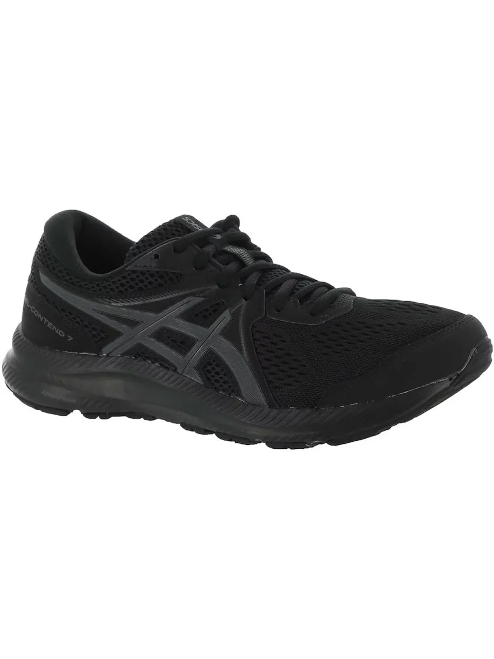Clear Asics Womens Gel- Contend 7 Faux Leather Fitness Athletic and Training Shoes