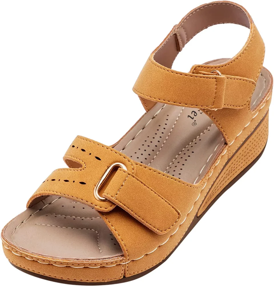 Prime Non-Toxic Cute Chunky Slides Platform Sandals Comfort Lace Up Sandal Casual Floral Slippers Womens Fashion Wedges Sandals