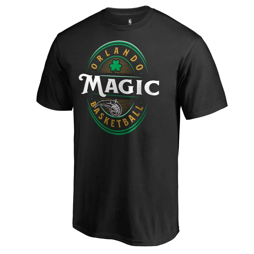 Matte Travel Men's Fanatics Branded Black Orlando Magic Forever Lucky T-Shirt