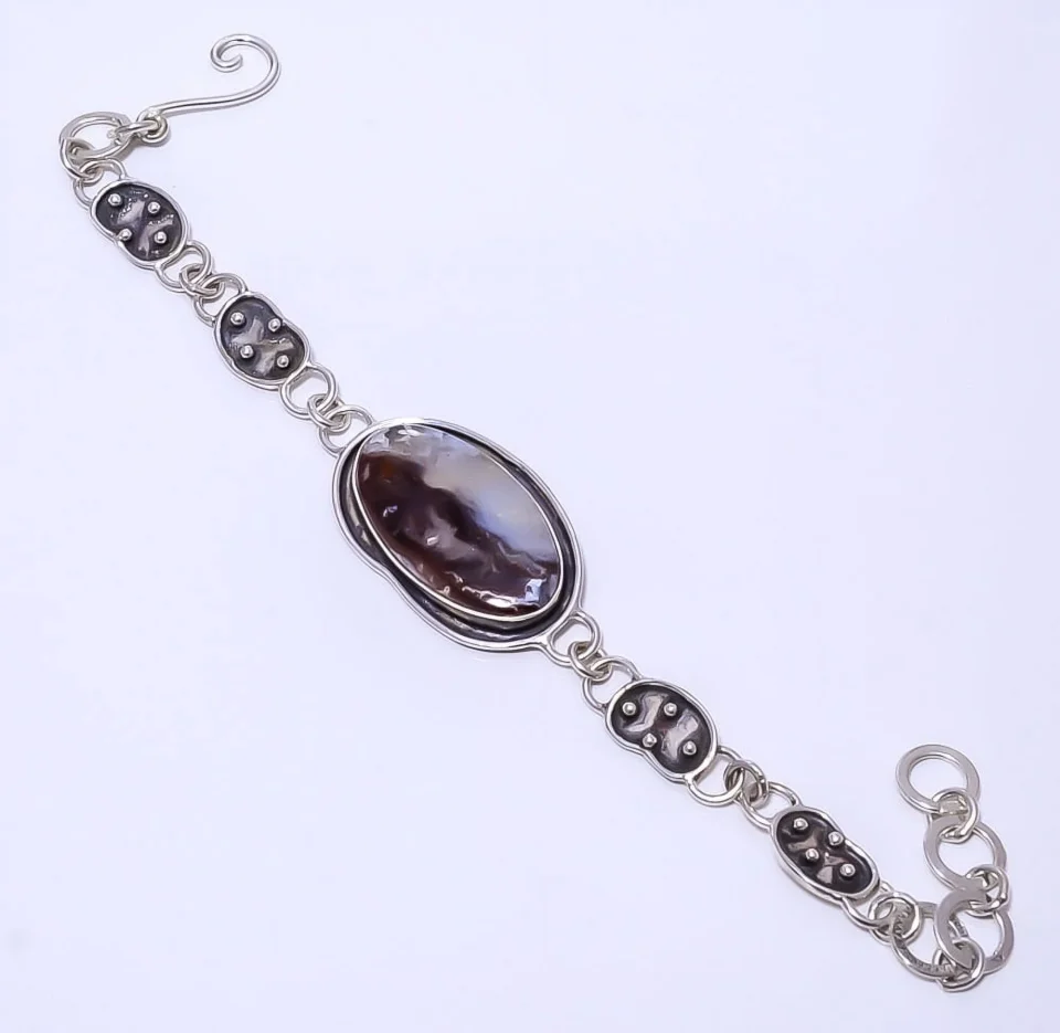 Supreme Aquaprase - Australia 925 Silver Plated Bracelet 7.99 B_9206_72_58, Valentine's Day Gift, Birthday Gift, Beautiful Jewelry For Woman & Girls