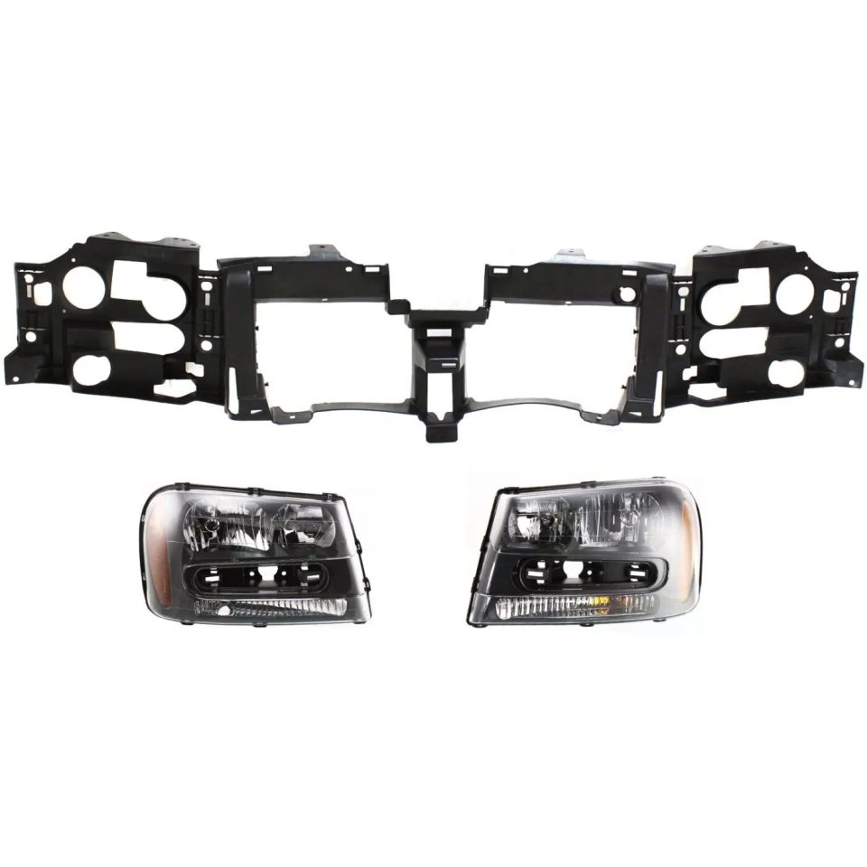 Best-Selling Top-Rated Header Panel Kit For 2002-2009 Chevrolet Trailblazer 3pc