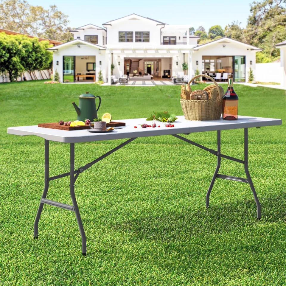 Office OSPT0003SH 4 - Person 72'' Long Folding Picnic Table